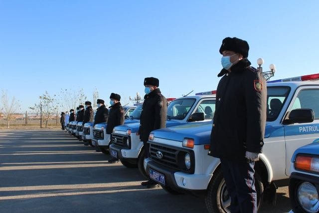 Қызылордада учаскелік полиция инспекторларына 20 қызметтік көлік табысталды