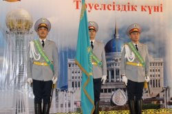 Кызылординские стражи порядка отметили день Независимости
