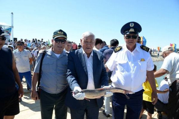 Аралда балықшылар слеті өтті