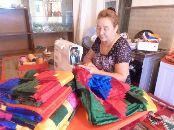 Қазалыда қолөнерді серік еткен отбасы бар