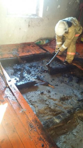 ЖОСАЛЫ КЕНТІДЕГІ ӨРТ ҮШ БАЛАНЫҢ ӨМІРІН ЖАЛМАДЫ