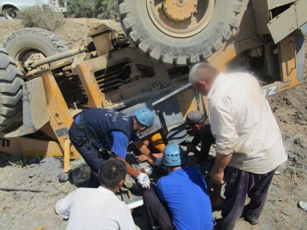  ҚЫЗЫЛОРДАДА БУЛЬДОЗЕР ЖҮРГІЗУШІСІ ҚҰТҚАРЫЛДЫ