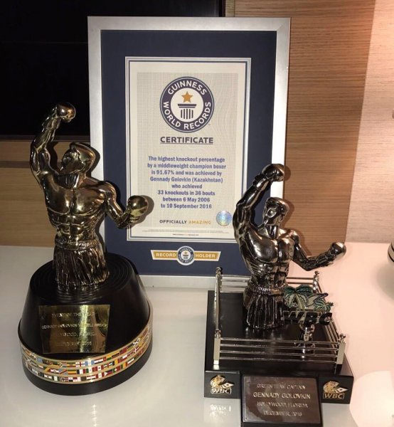 ГОЛОВКИН ГИННЕСТІҢ РЕКОРДТАР КІТАБЫНА ЕНДІ