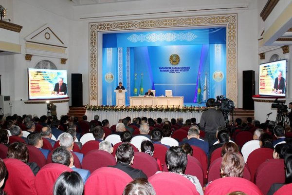 ҚЫЗЫЛОРДА ҚАЛАСЫ ӘКІМІНІҢ ЕСЕП БЕРУ КЕЗДЕСУІ ӨТТІ