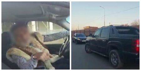 "Машинаңды басып кетем": Түркістан облысында дөрекілік танытқан қария кешірім сұрады (видео)