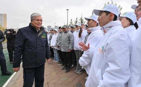 Қасым-Жомарт Тоқаев Jasyl El жастарына алғыс айтты