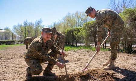 Шекарашылар «Таза Қазақстан» акциясына қатысты