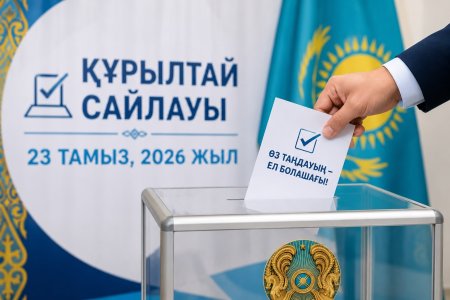 Жалағаштағы №133 сайлау учаскесінде дауыс беру белсенді ұйымдастырылуда